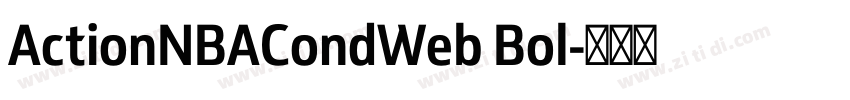 ActionNBACondWeb Bol字体转换